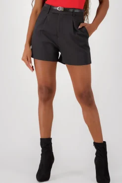 Shasa Pleats Shorts with Belt