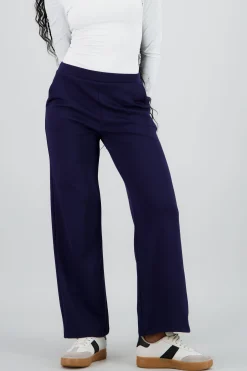 Shasa Pocket Detail Wide Leg Pants