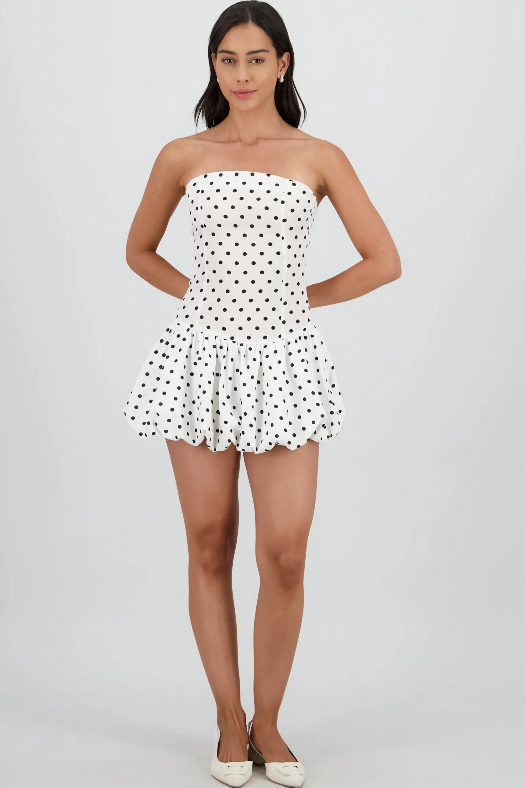 Shasa Polka Dot Bubble Dress