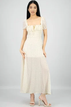 Shasa Polka Dots Maxi Dress