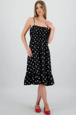 Shasa Polka Dots Midi Dress