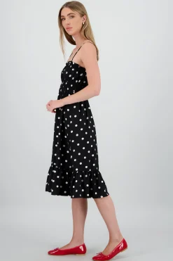 Shasa Polka Dots Midi Dress