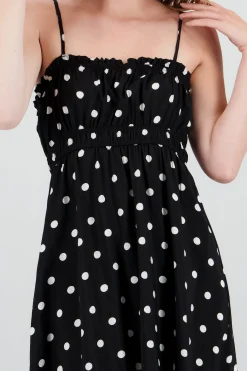 Shasa Polka Dots Midi Dress