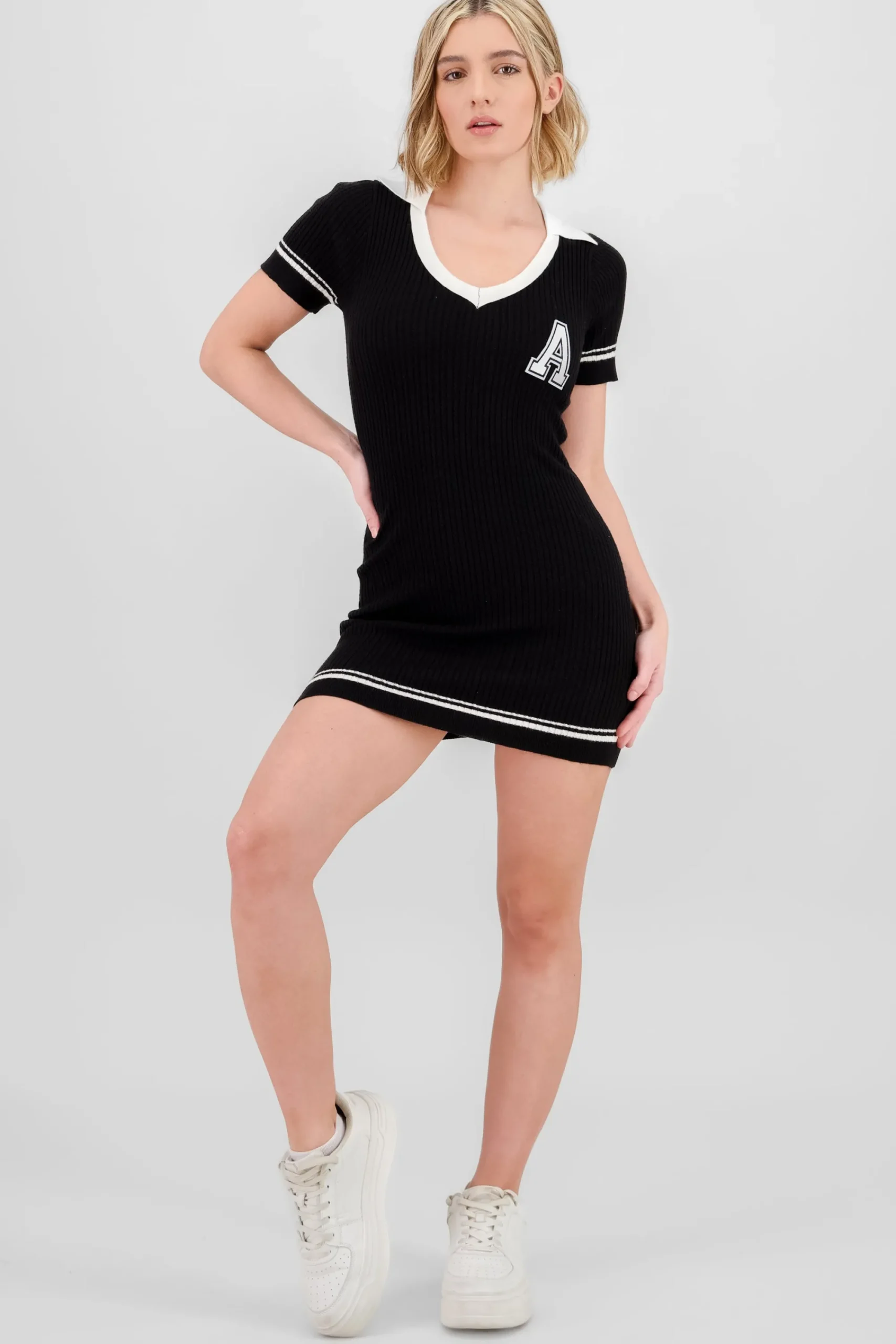 Shasa Polo Neck Bodycon Dress