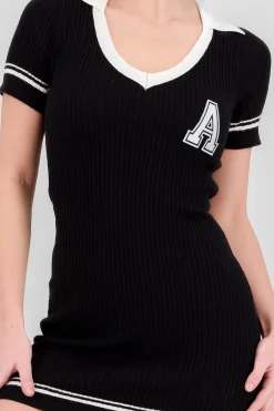 Shasa Polo Neck Bodycon Dress