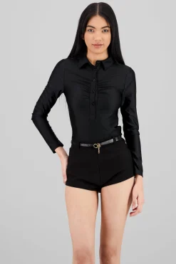 Shasa Polo Neck Bodysuit