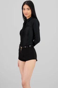 Shasa Polo Neck Bodysuit