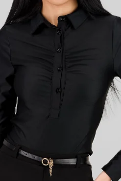 Shasa Polo Neck Bodysuit
