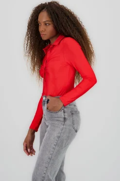 Shasa Polo Neck Bodysuit