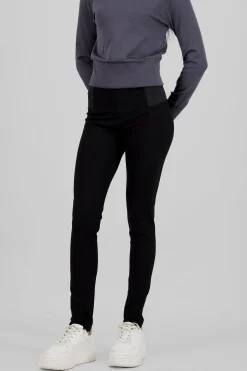 Shasa Ponti Pants with Elastic Detail