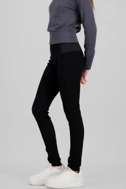 Shasa Ponti Pants with Elastic Detail