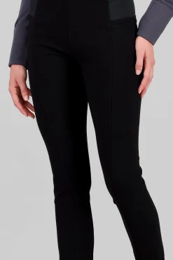 Shasa Ponti Pants with Elastic Detail