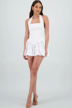 Shasa Poplin Dress with Voluminous
