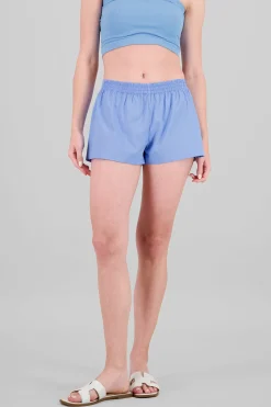 Shasa Poplin Elastic Waist Shorts