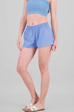 Shasa Poplin Elastic Waist Shorts