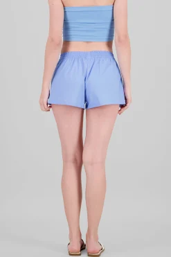 Shasa Poplin Elastic Waist Shorts