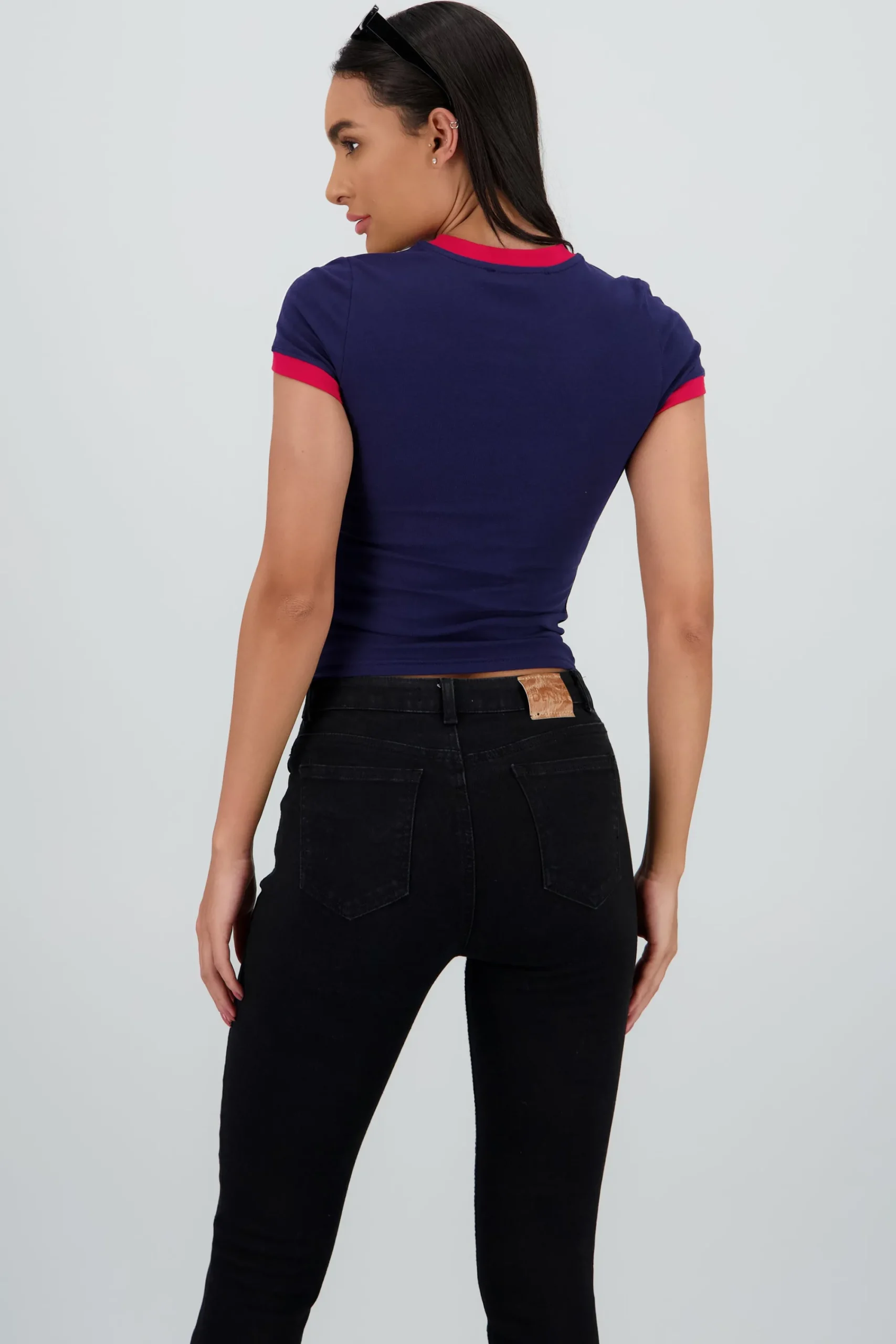 Shasa Printed Contrast Top
