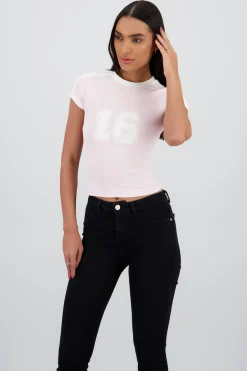 Shasa Printed Contrast Top