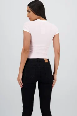 Shasa Printed Contrast Top