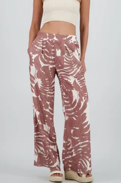 Shasa Printed Flowy Wide Leg Pants