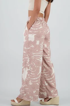Shasa Printed Flowy Wide Leg Pants