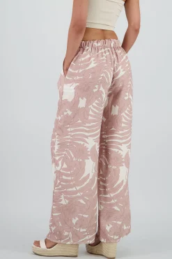 Shasa Printed Flowy Wide Leg Pants