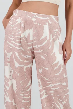 Shasa Printed Flowy Wide Leg Pants