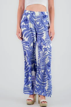 Shasa Printed Flowy Wide Leg Pants