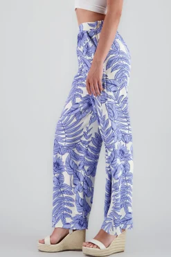 Shasa Printed Flowy Wide Leg Pants
