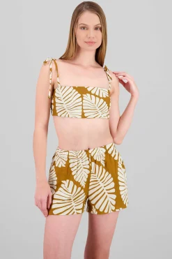Shasa Printed Strappy Top