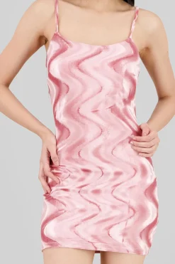 Shasa Printed Velvet Mini Dress
