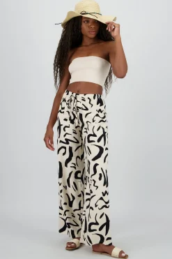 Shasa Printed Wide Leg Pants
