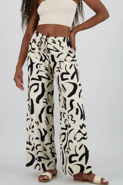 Shasa Printed Wide Leg Pants