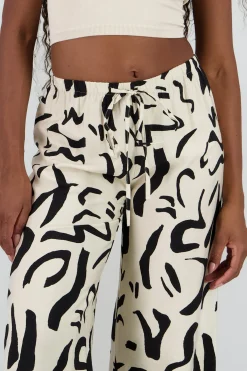 Shasa Printed Wide Leg Pants