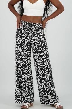 Shasa Printed Wide Leg Pants