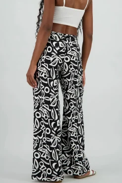 Shasa Printed Wide Leg Pants