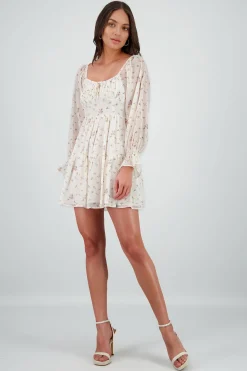 Shasa Puff Sleeve Dress