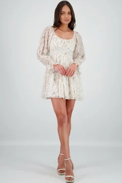 Shasa Puff Sleeve Dress