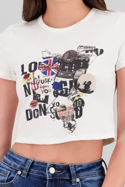 Shasa Punk Printed T Shirt