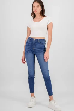Shasa Regular Waist Skinny Jeans