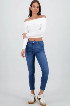 Shasa Regular Waist Skinny Jeans