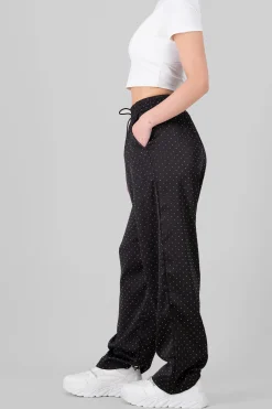 Shasa Rhinestone Satin Pants