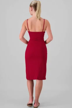 Shasa Rib Bustier Maxi Dress
