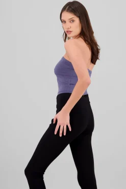Shasa Ribbed Bandeau Top