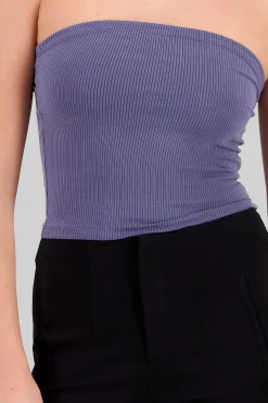 Shasa Ribbed Bandeau Top