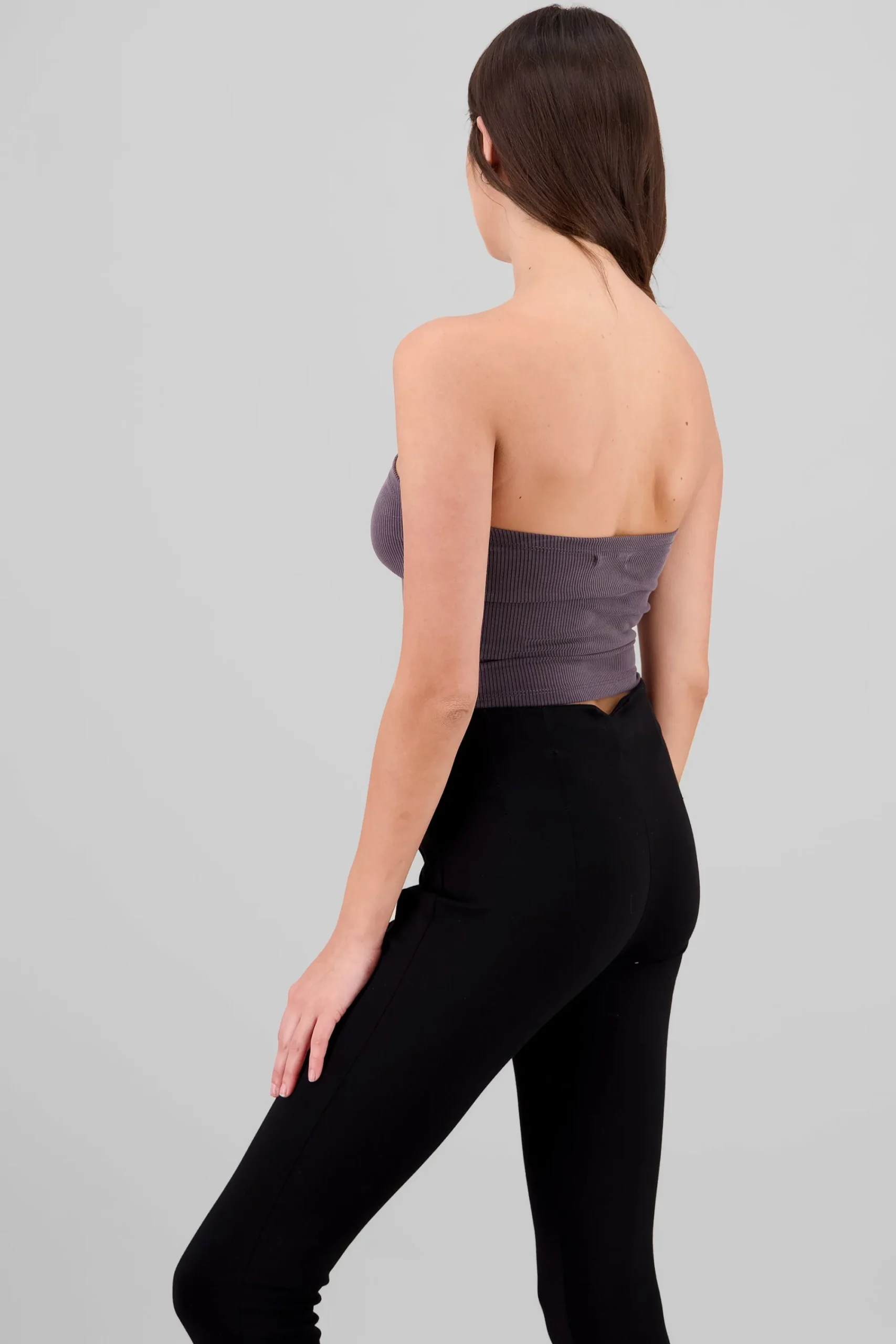 Shasa Ribbed Bandeau Top