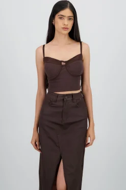 Shasa Ribbed Bustier Corset