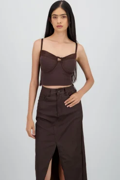 Shasa Ribbed Bustier Corset