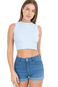 Shasa Ribbed Crop Top