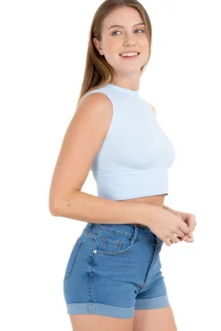 Shasa Ribbed Crop Top